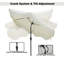 Parasol de marché inclinable 101,97 po Hasaam-1839018245