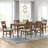 Chene Upholstered Ladder Back Dining Chair, Honey