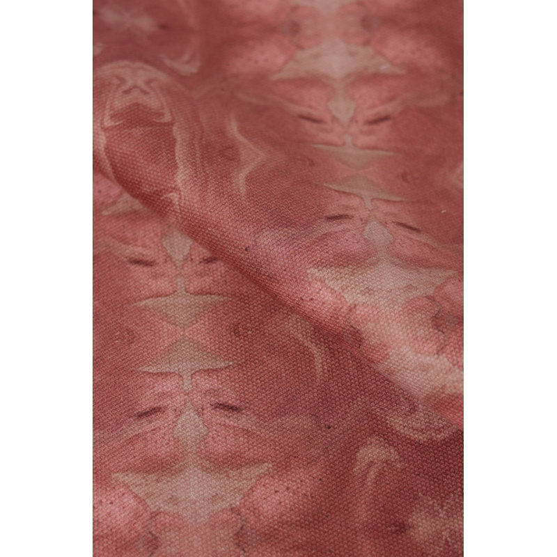 Gilt Square Pillow Cover & Insert, Ruby Geometric, 24"H x 24"W