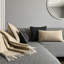 Leora Wool Blend Woven Throw Lumbar Pillow in Raven Black-334815287