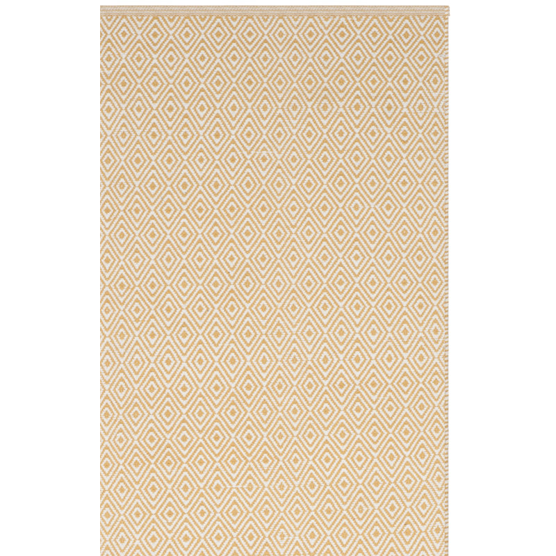 Dryden Hand Woven Cotton Geometric Rug, Rectangle 5' x 8'
