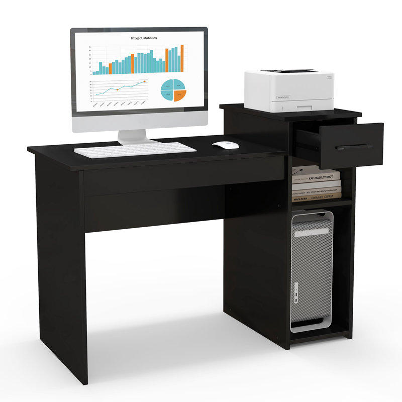 Neliyah Computer Desk, Black