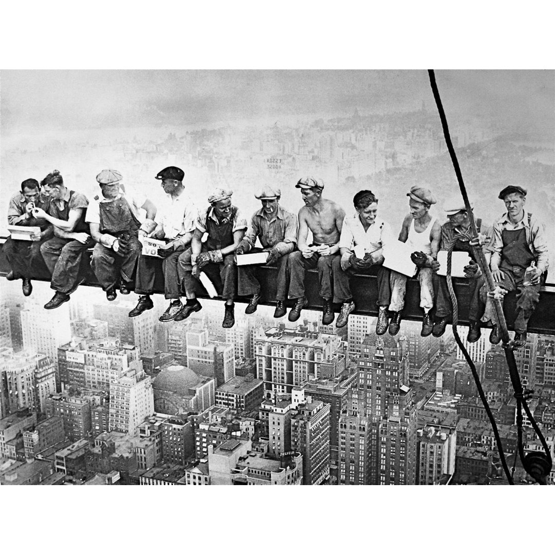 " Men On Steel Beam Lunchtime Atop NYC " Buy Art For Less