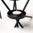6.69 in. H Tabletop Candelabra Holder with Candle Included