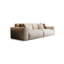 Causeuse-coussin modulaire 100% polyester crème