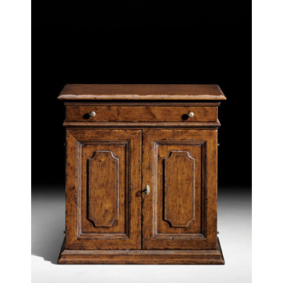 37" Wide 1 Drawer Walnut Server