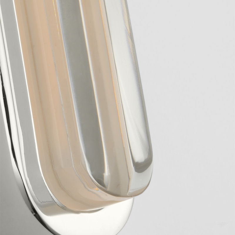 Emera 1 - Light LED Vanity Light, 24" H x 2" W x 1.4" D, Polished Nickel