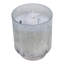Bougie ronde moderne en verre sur base pour bibliothèque - Bougie parfumée décorative pour table basse, chambre à coucher ou salon - 5 po