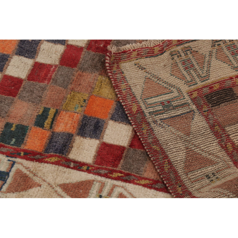 Vintage One-of-a-Kind 3'1" x 5'3" Hand Knotted Area Rug