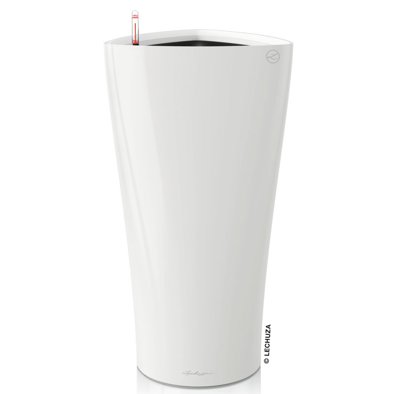 Delta Premium Pot Planter, White, 56cm H x 30cm W x 30cm D