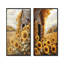 Tournesols et la collection Hayloft Barm I - Art mural floral, 2 panneaux-1706201531-1706201530