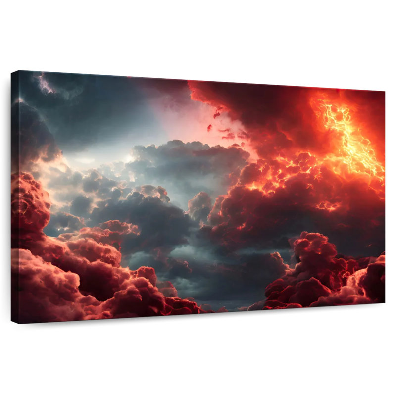 Final Battle Between Hell And Heaven VII, 24" H x 36" W