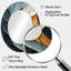 Miroir mural ovale gris doré-2079723823