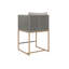 Crete Outdoor Teak Bar Stool