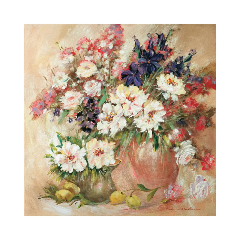 Bouqette Classico II by Katharina Schöttler - Wrapped Canvas Square Painting, 30.48 cm H x 30.48 cm W