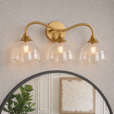 22.5" W 3-Light Dimmable Vanity Light