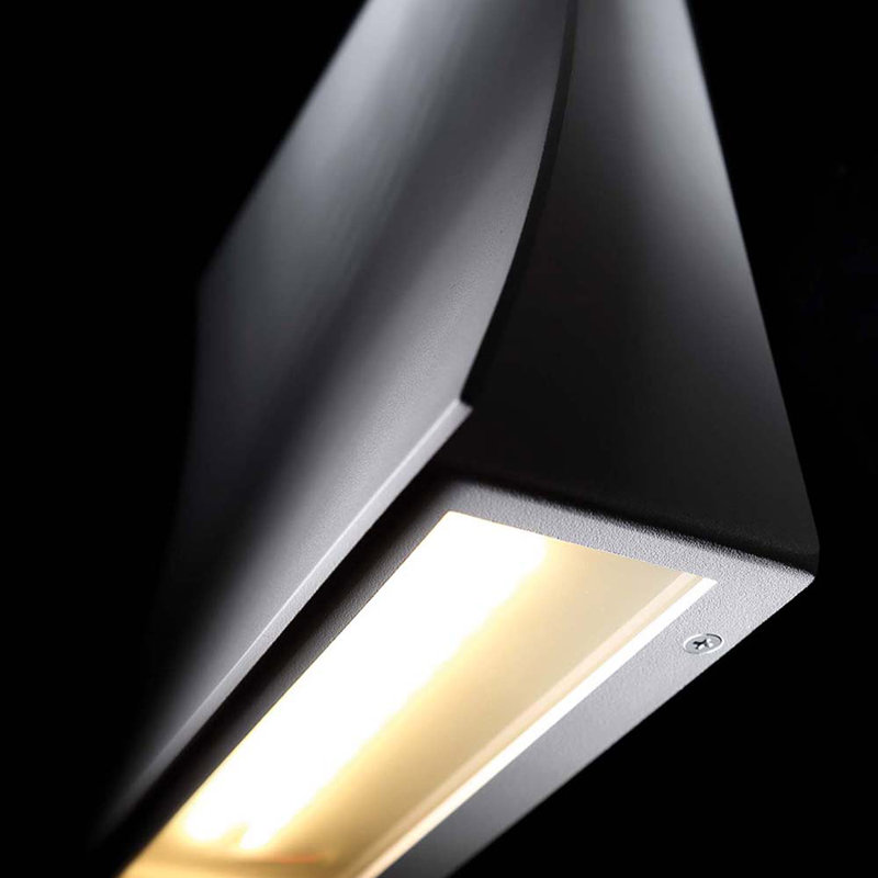 Plafonnier encastré 1 lumière Slide, Aluminium brossé, 3000 K