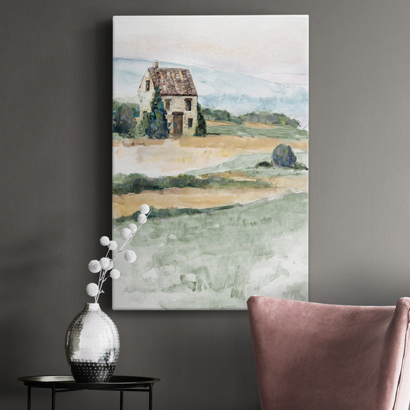 Sur la campagne I sur toile, H 36 po x l 24 po x P 1 po