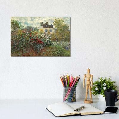 Le jardin de l'artiste à Argenteuil - Giclée sur toile tendue avec châssis