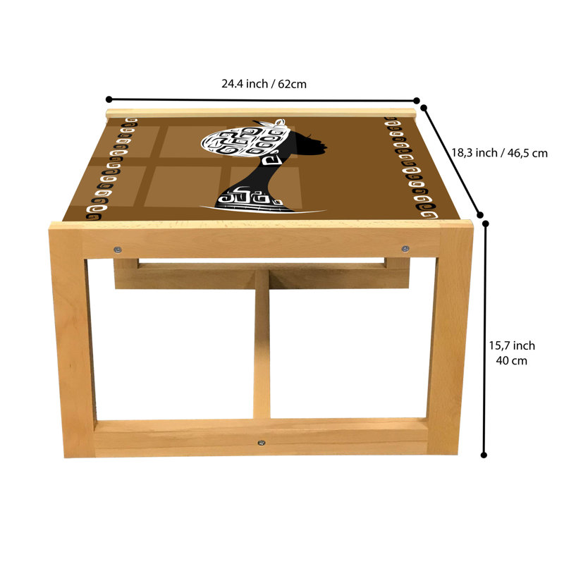 Jamesmichael Sled Coffee Table, 62cm H x 46cm W x 40cm D