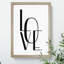 Love - Picture Frame Typography-62802516-62802517