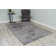 Tapis gris zone poils longs Rauch