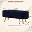 Banc de rangement avec repose-pieds ovale Luxury-134003088-134003085