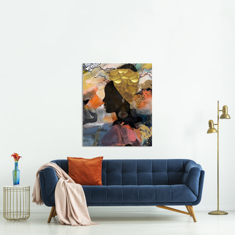 Golden Goddess, Outdoor Wrapped Canvas, 48" H x 40" W, No Mat