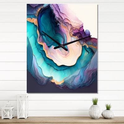 Jareem - Abstract Marble Wall Clock