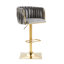 Heidel Swivel Upholstered Adjustable Height Counter Stool with Metal Frame-1697141013