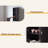 Bar Cabinet, Extended Table Kitchen Cabinet With Wine Bottle Compartment & Open Shelving