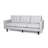 Cudahy 82.7" Tufted Sofa, Upholstered 3-Seater Sofa-1213625831