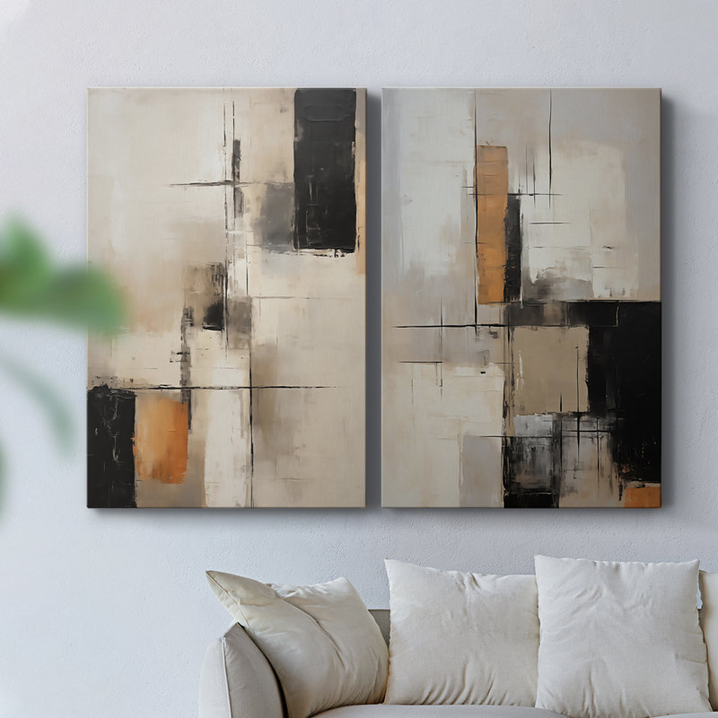ABSTRACT Series CCCLXIV-Premium Gallery Wrapped Canvas -Ready to Hang, 27" H x 36" W