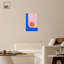 «A Loner Sun», art mural abstrait géométrique moderne par Art Remedy-102499453-102499465