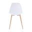 Plastic Dining Chairs with Iron Legs-455532328