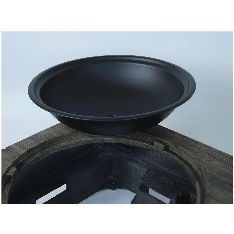 Wood Grain Design Outdoor Wooden Fuel Pit
