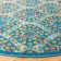 Christa Geometric Blue Area Rug