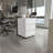 3-Drawer Rectangle Filing Cabinet White