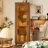 Nut-brown Solid Wood + Tempered Glass + Metal Display Cases
