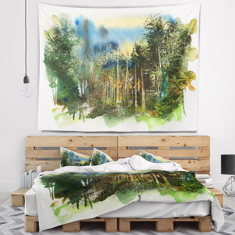 Polyester Tapestry, 32" H x 39" W