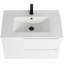 Meuble-lavabo moderne avec façades de tiroir texturées Citiscape-1279547395