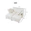 Canapé modulaire 65 po avec rangement caché et coussins double couche 65 po
