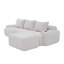 3 Seater Corduroy Sofa-1225257371