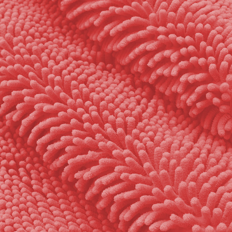 Tapis pour salle de bain en chenille ultra absorbant Kalyce, L 17 po x L 24 po, Rose
