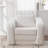 40" Foldable Single Sofa Bed with Armrest & Backrest, Convertible Chenille Boneless Cloud Floor Mattress Sleeper Lounge Accent Chair with Pillow for Apartment Living Room Bedroom Dorm Guestroom, Ivory-1544423793