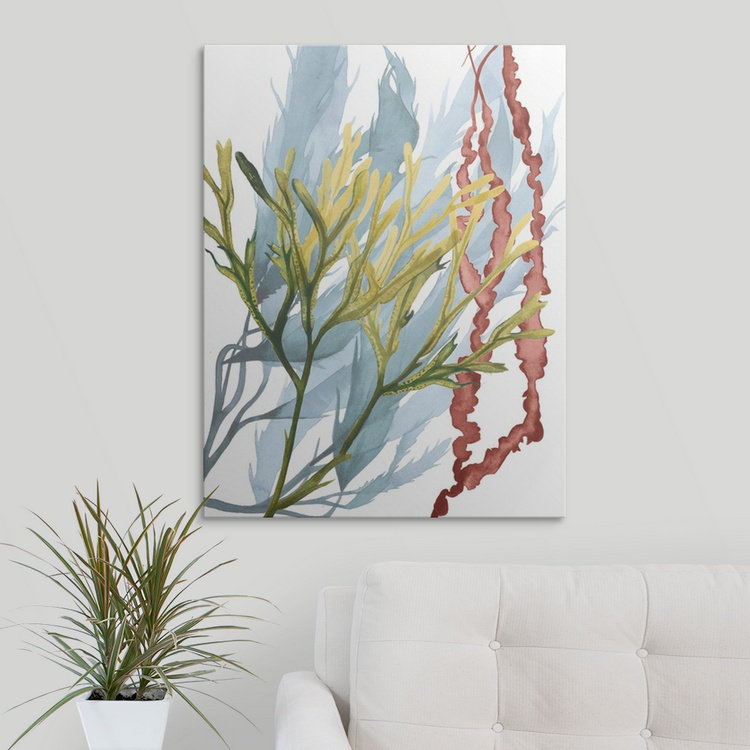 «Seaweed Flow II», impression de Grace Popp, H 24 po x l 18 po x P 1,5 po, Toile