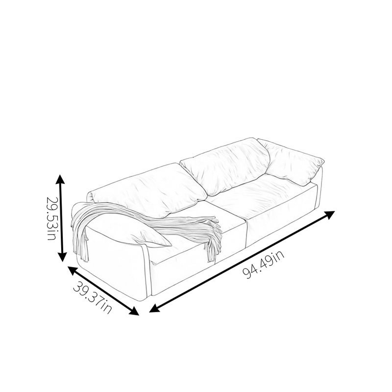 Luxurious Elephant Ear Sofa