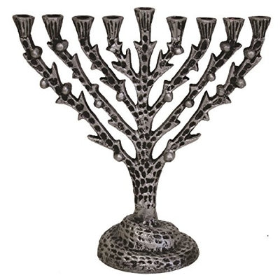 Lampe briquets Ultimate Judaica Eitz Chaim Arbre de vie Hanoukka Menora