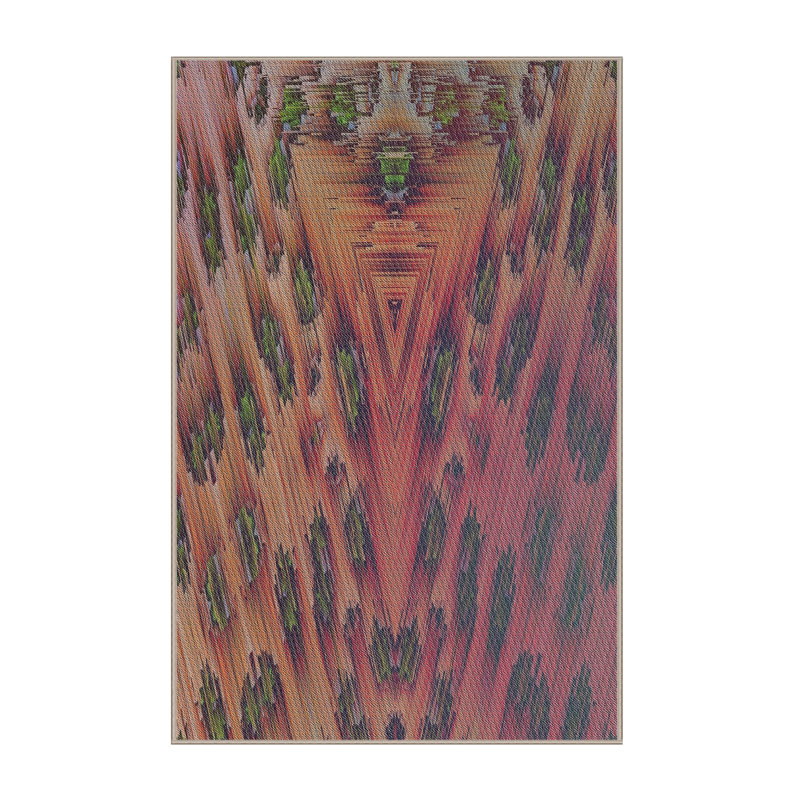 Tapis orange, Rectangle 5 pi x 7 pi