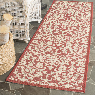 Galena Performance Damask Indoor/Outdoor Area Rug